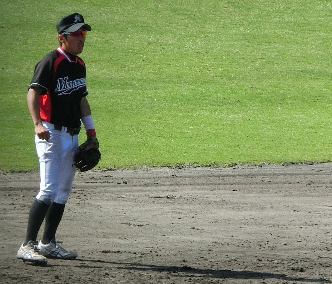 桃山学院大硬式野球部時代の山根翔希さん（本人提供）