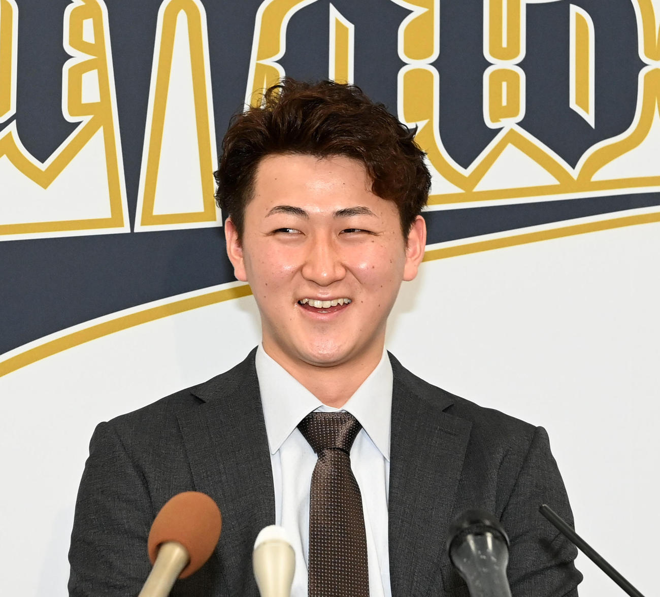 オリックス紅林弘太郎（2021年12月6日撮影）