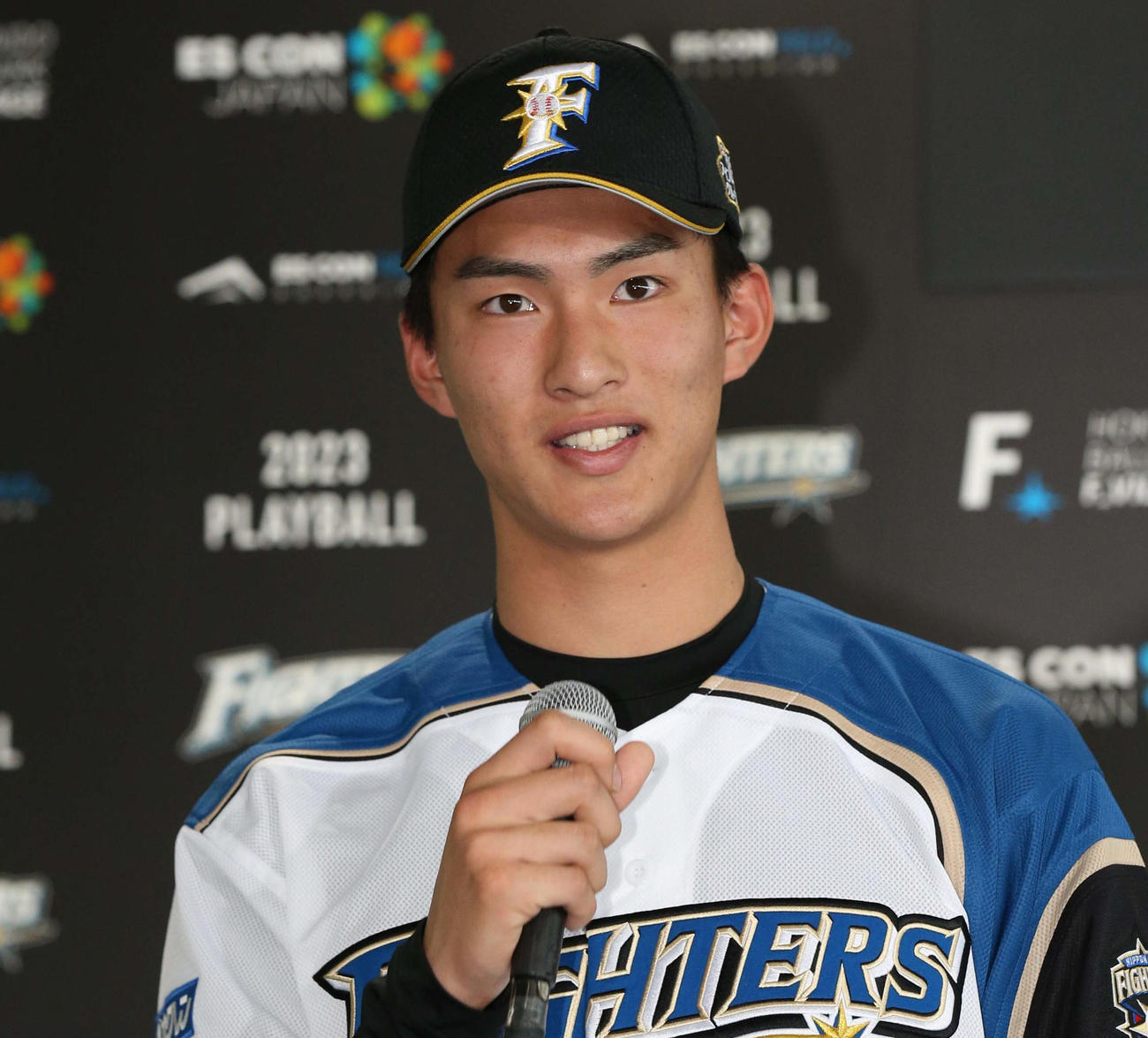 日本ハムドラフト1位の達孝太（2021年12月5日撮影）