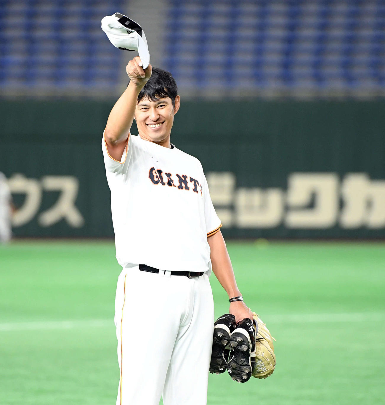 巨人井納翔一（2021年10月3日撮影）