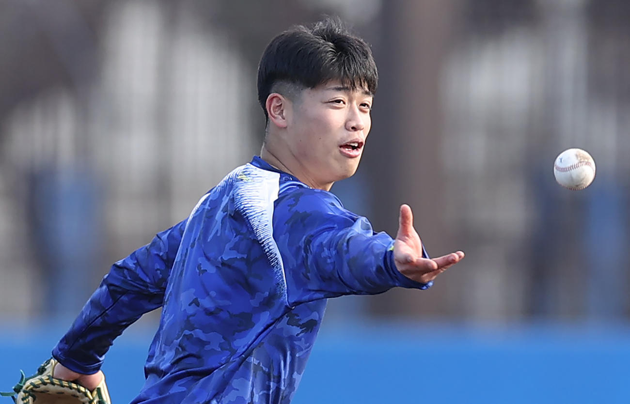 小園健太（2022年1月8日撮影）