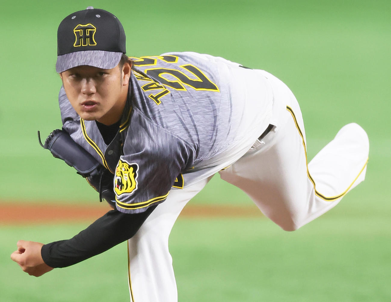 阪神高橋遥人（2021年9月25日撮影）