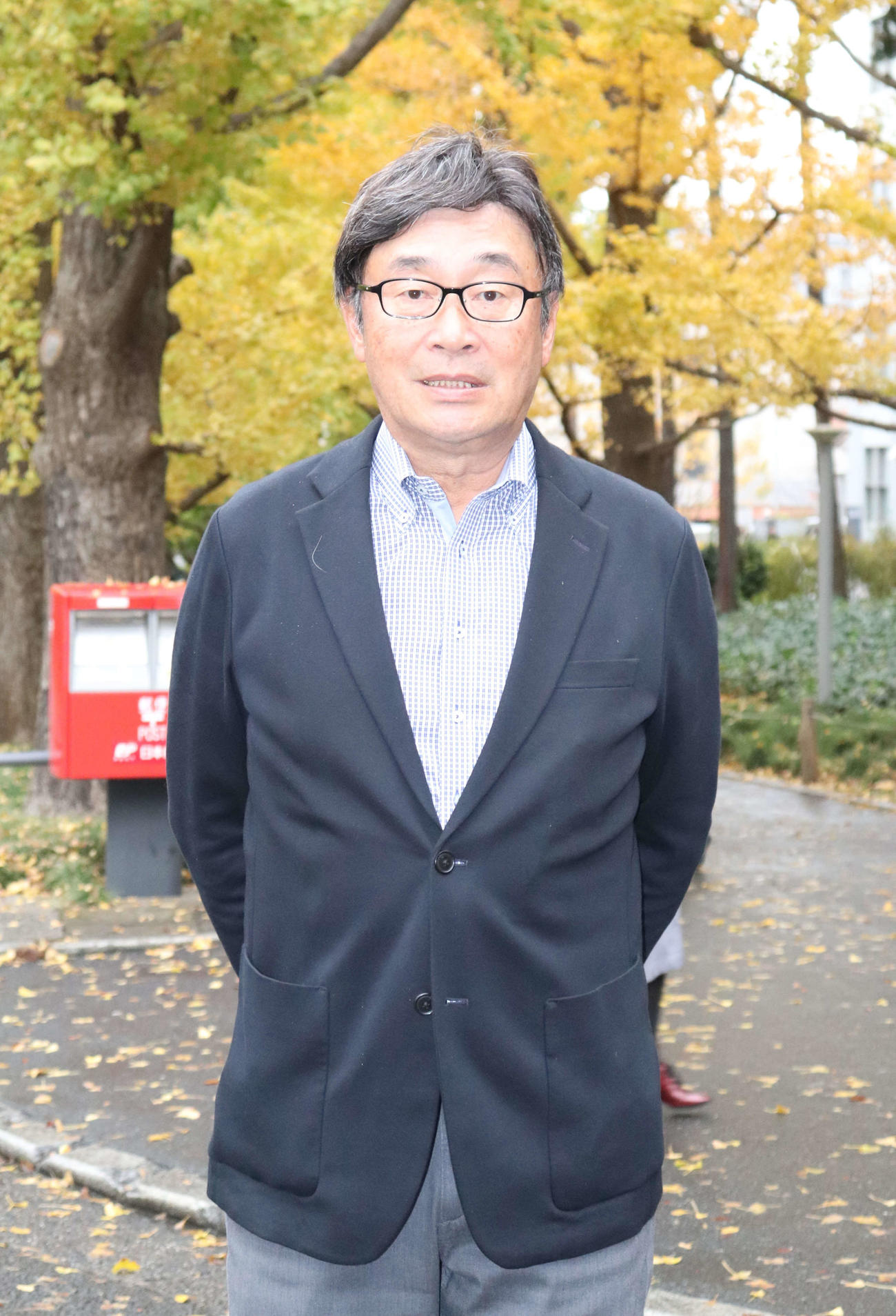 上田誠氏（19年11月28日撮影）