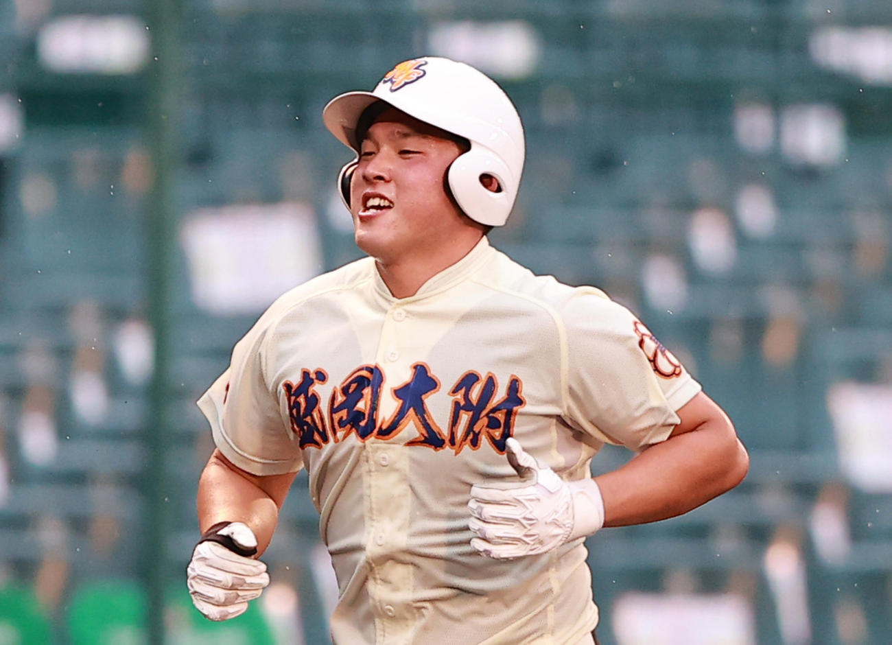 盛岡大付・小針遼梧（2021年8月22日撮影）