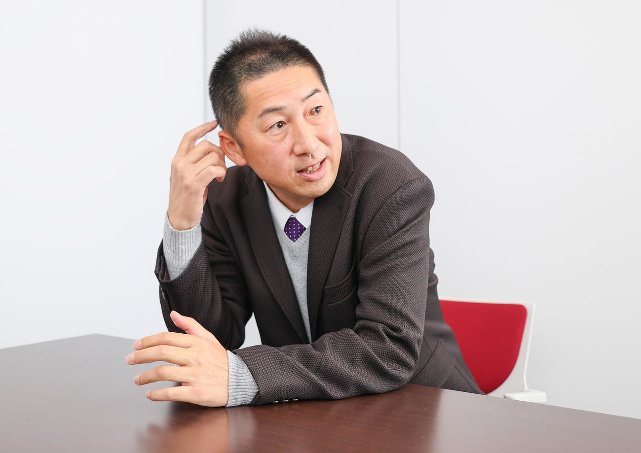 本紙評論家となった今岡氏（撮影・上山淳一）