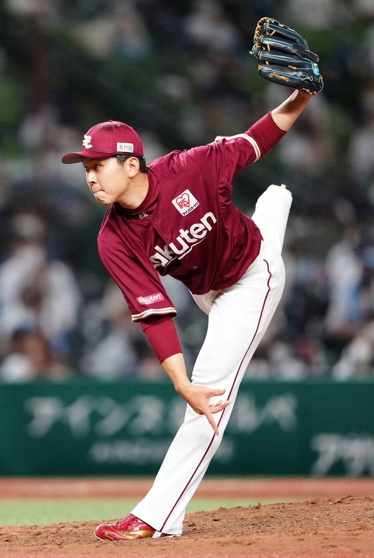 投球の幅を広げるため、新球スライダーの習得に着手した楽天西口