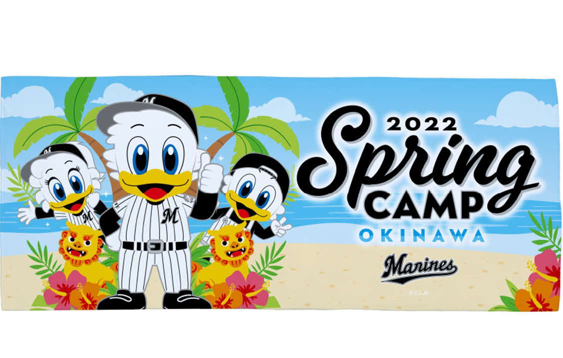 ロッテは春季キャンプグッズをオンライン販売する（球団提供）