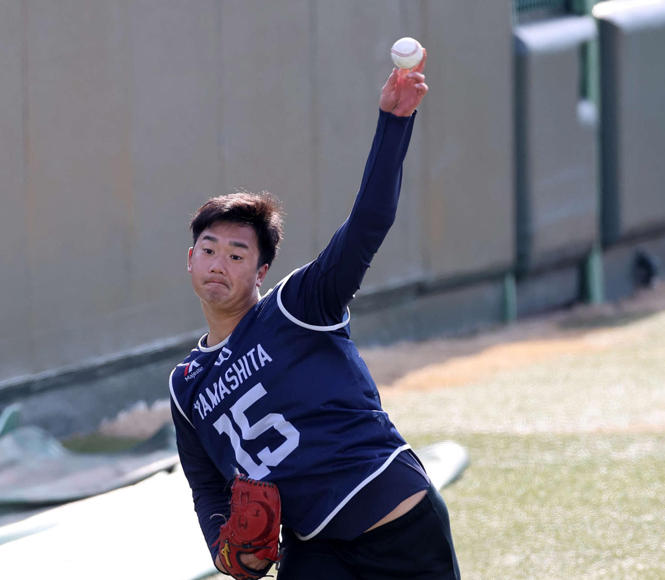 山下輝（2022年1月25日撮影）