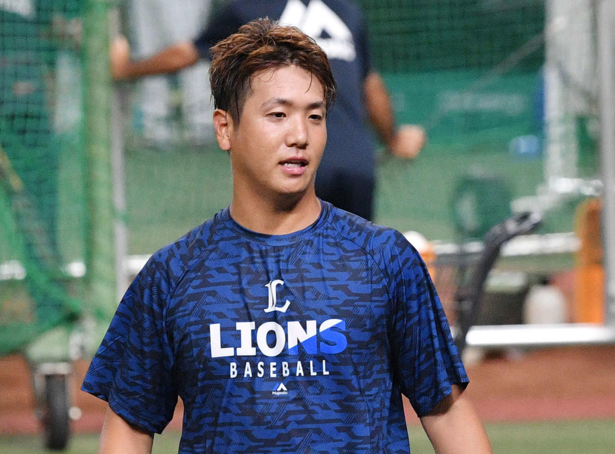 西武平沼翔太（2021年8月13日撮影）