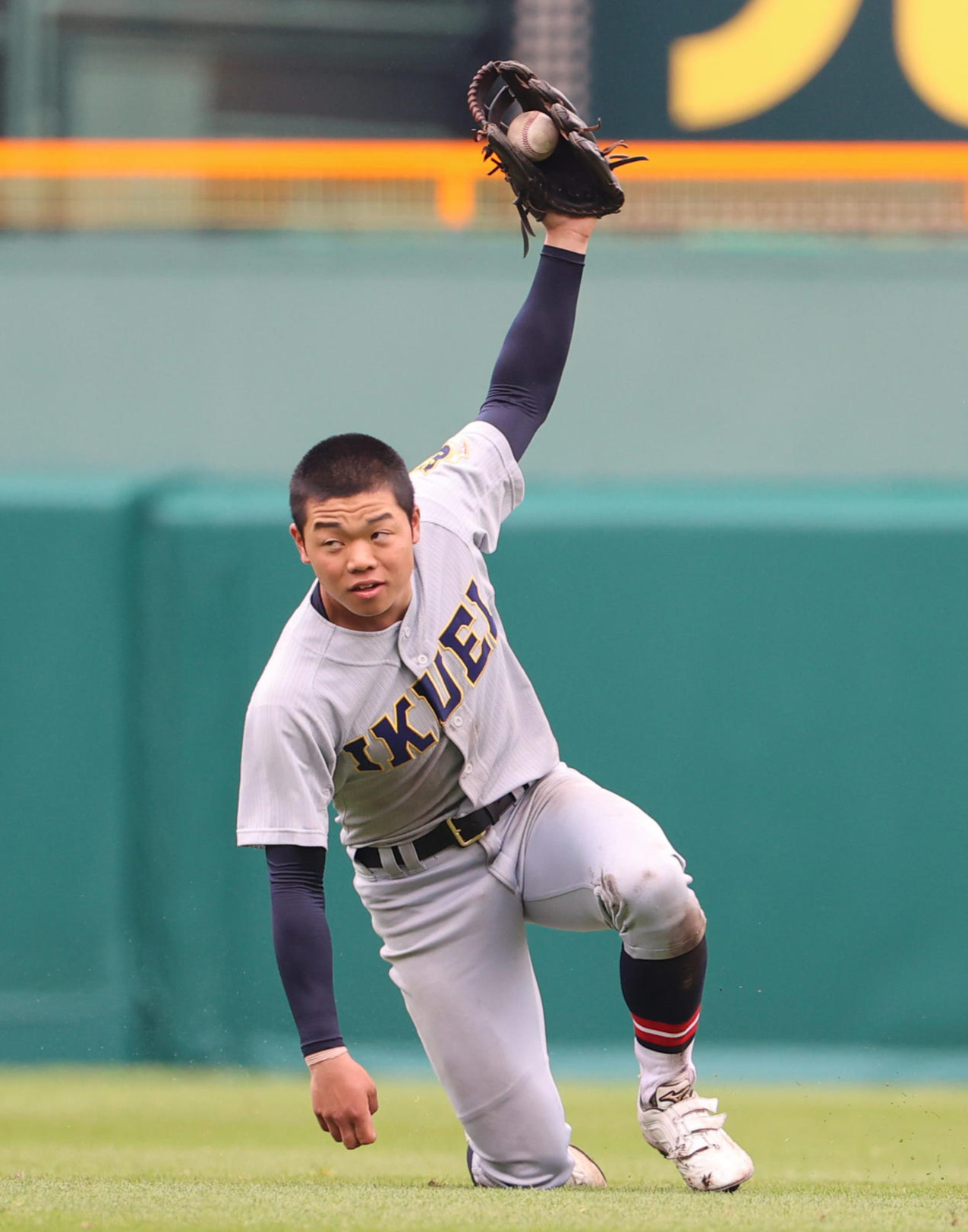 仙台育英・浅野洸司（2021年3月25日撮影）
