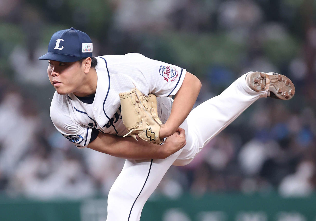 西武平良海馬（2021年9月12日撮影）