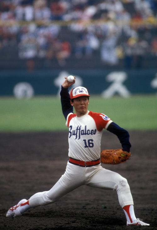 1982年、近鉄時代の久保康生の投球フォーム