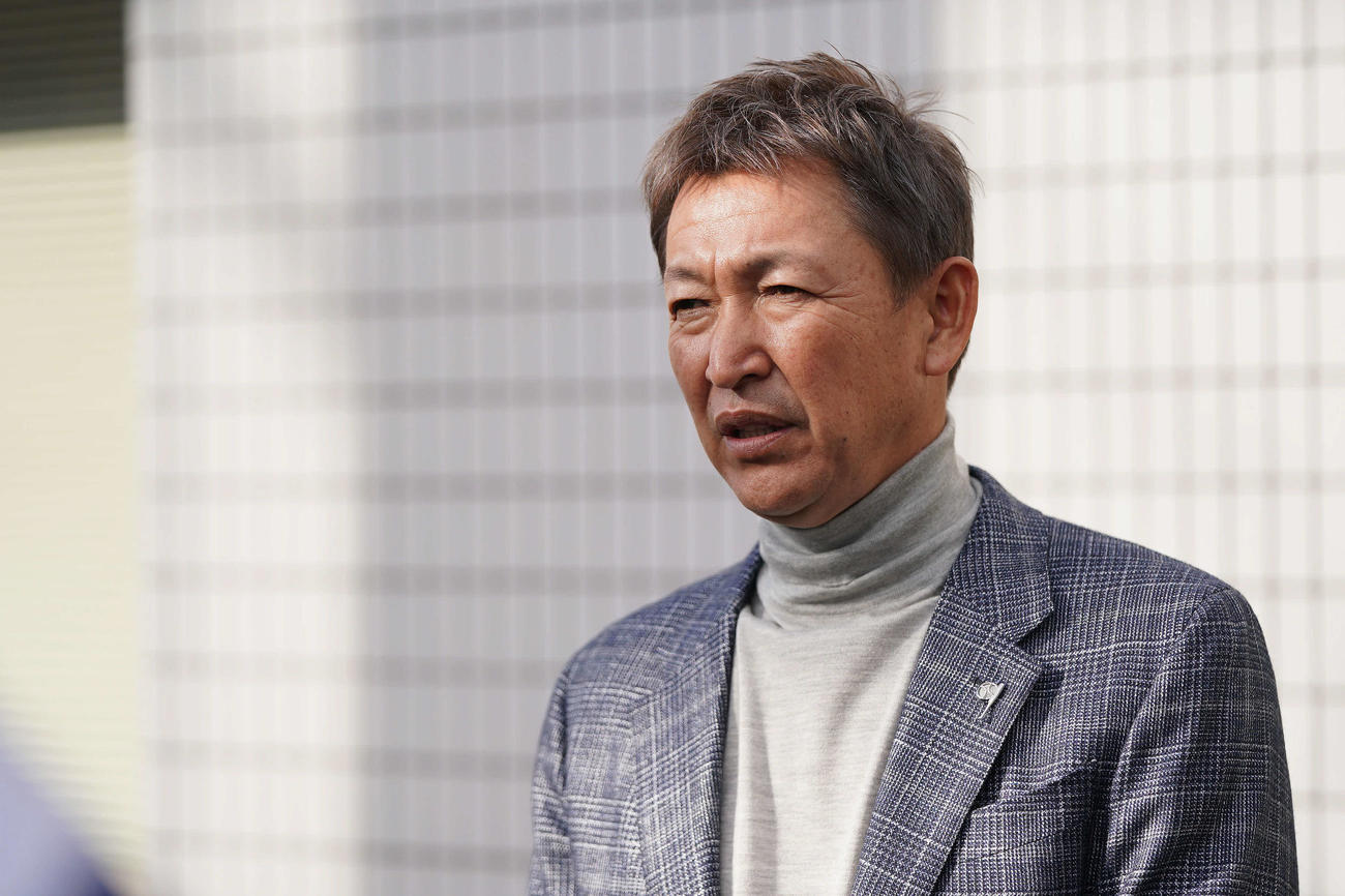 中日立浪監督（2022年1月14日撮影）
