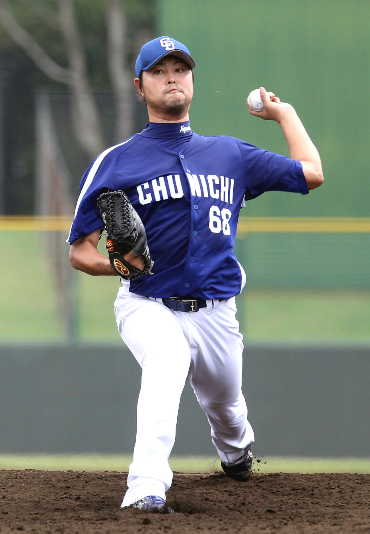 中日時代の長峰昌司氏（11年9月9日撮影）