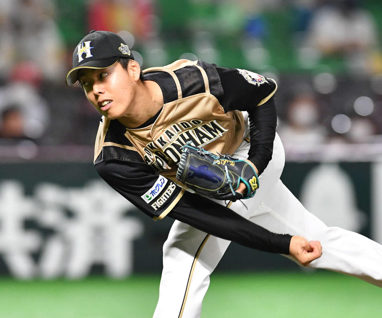 日本ハム杉浦（21年4月26日撮影）