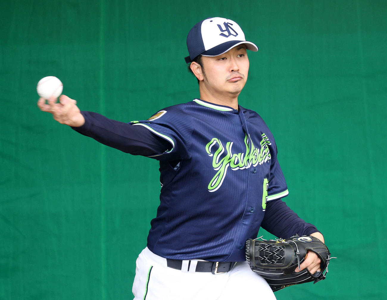ヤクルト大下佑馬（2022年2月5日撮影）