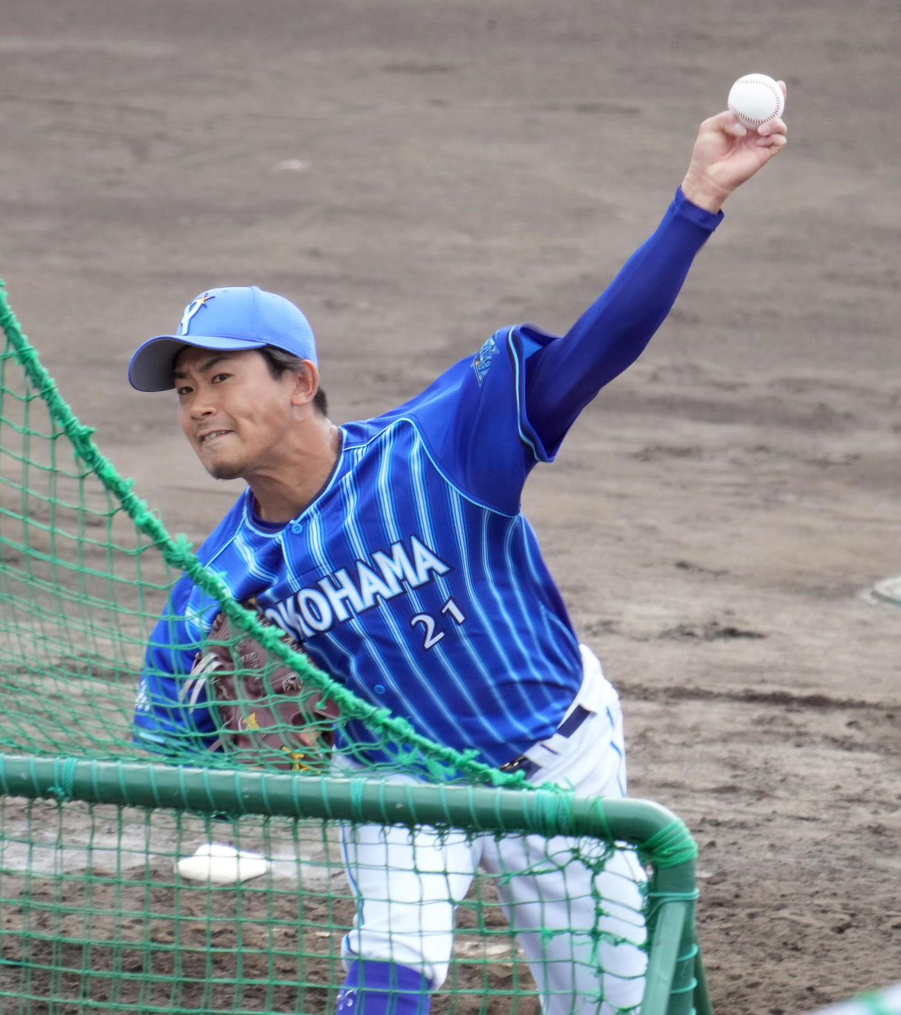 DeNA今永昇太（2022年2月7日撮影）