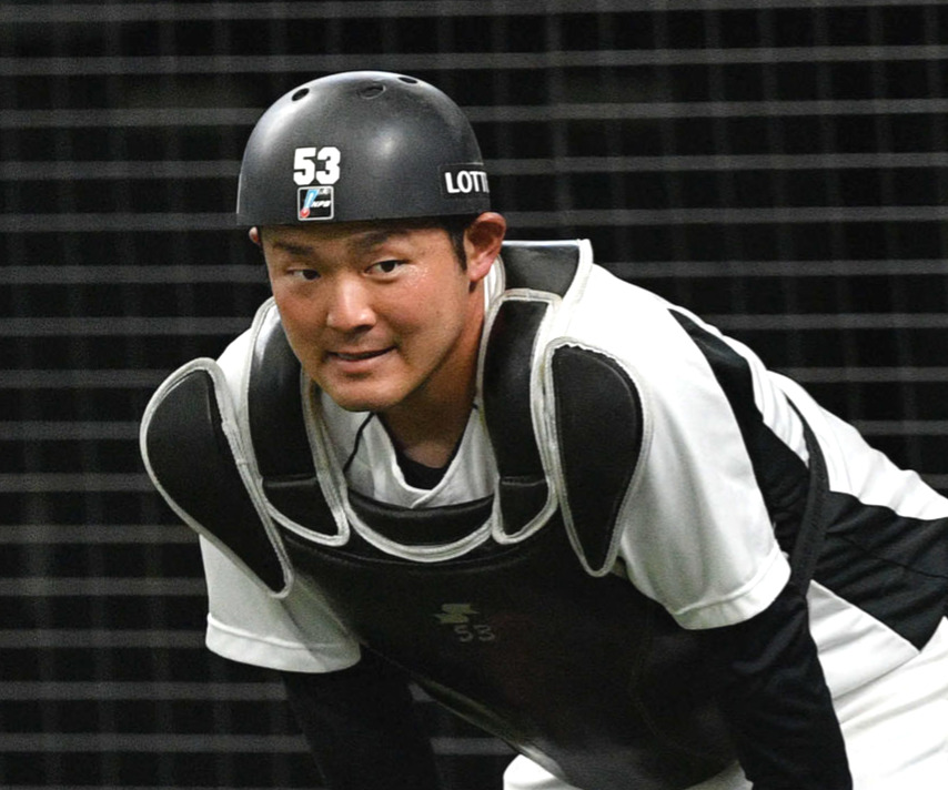 ロッテ江村直也（2021年4月28日撮影）