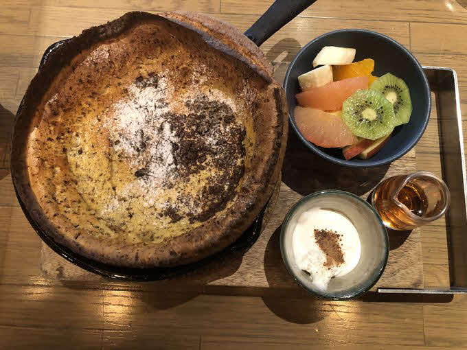 バレンタインダッチパンケーキ