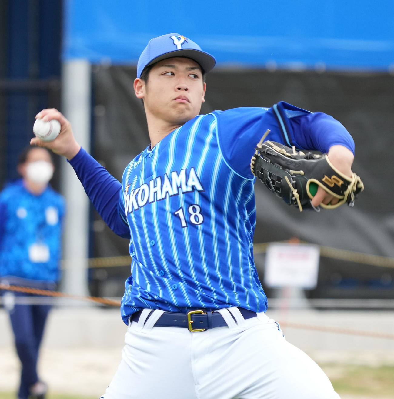 DeNA小園健太（2022年2月7日撮影）