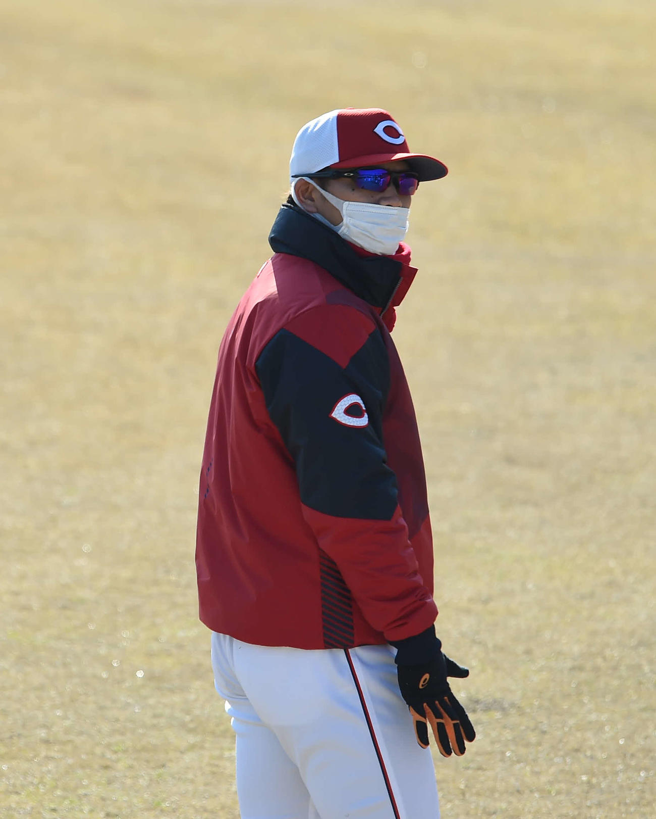 2軍の全体練習に合流した広島田中広輔内野手