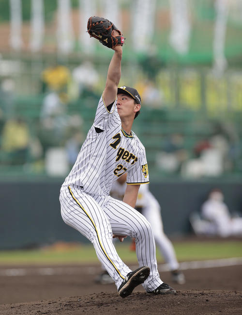 阪神対楽天　阪神先発の伊藤将（撮影・前田充）
