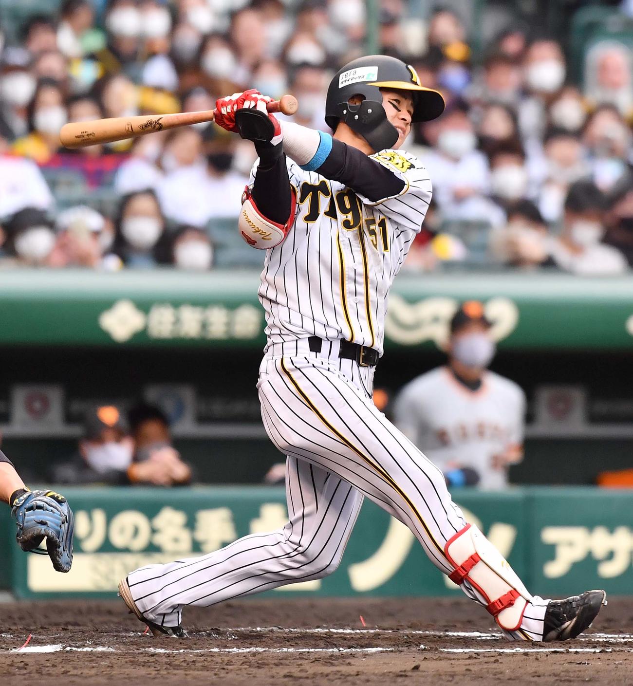 阪神中野（11月6日撮影・上田博志）