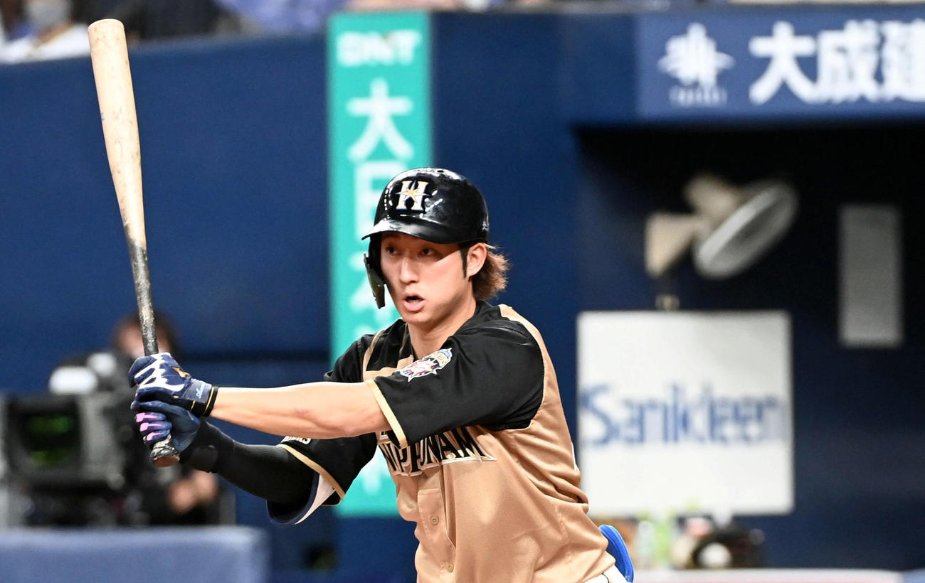 日本ハム浅間大基（2021年9月22日撮影）