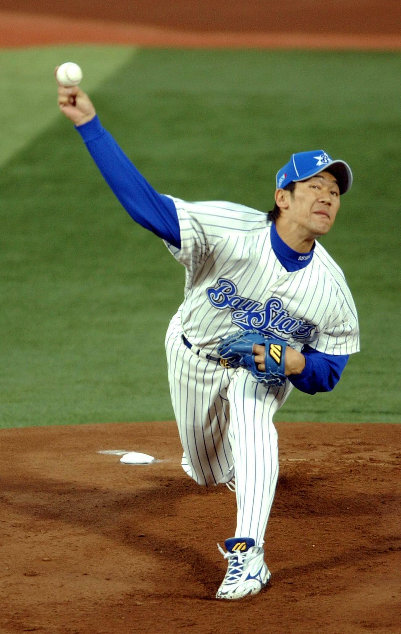 現役時代の三浦監督（04年4月15日撮影）