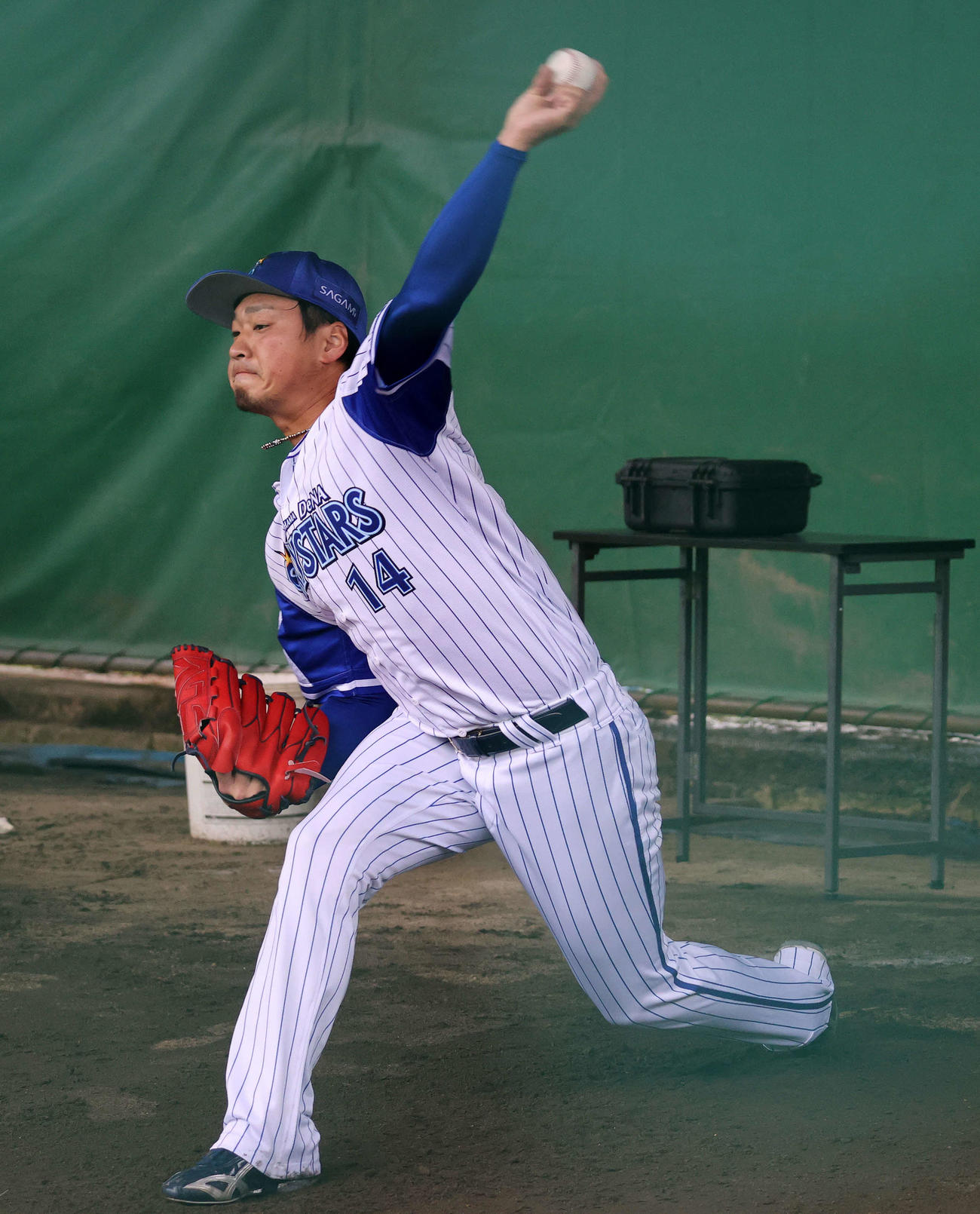 DeNA石田健大（2022年2月14日撮影）