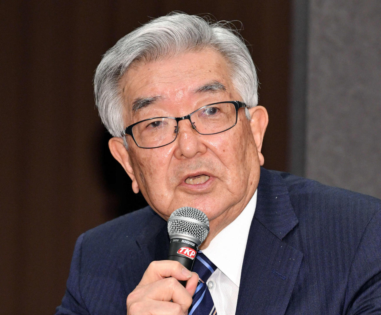 NPB斉藤惇コミッショナー（2020年3月23日撮影）