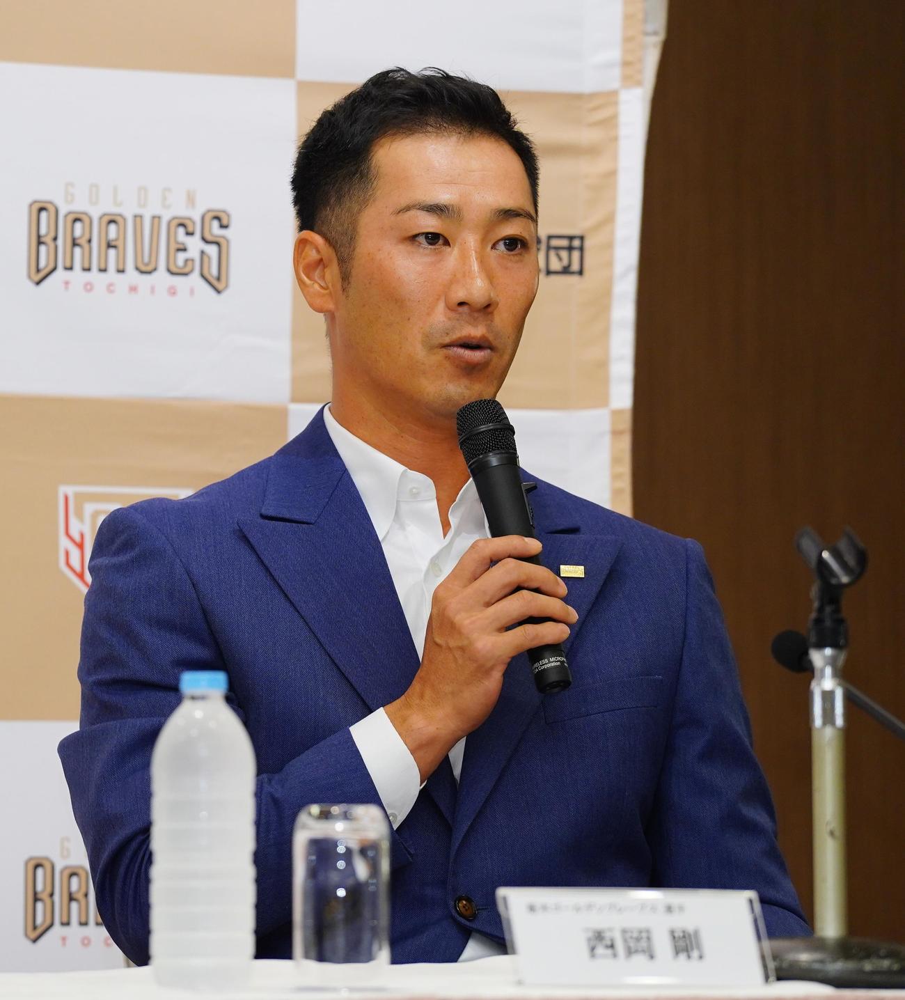 BC栃木時代の西岡剛氏（2020年9月7日）