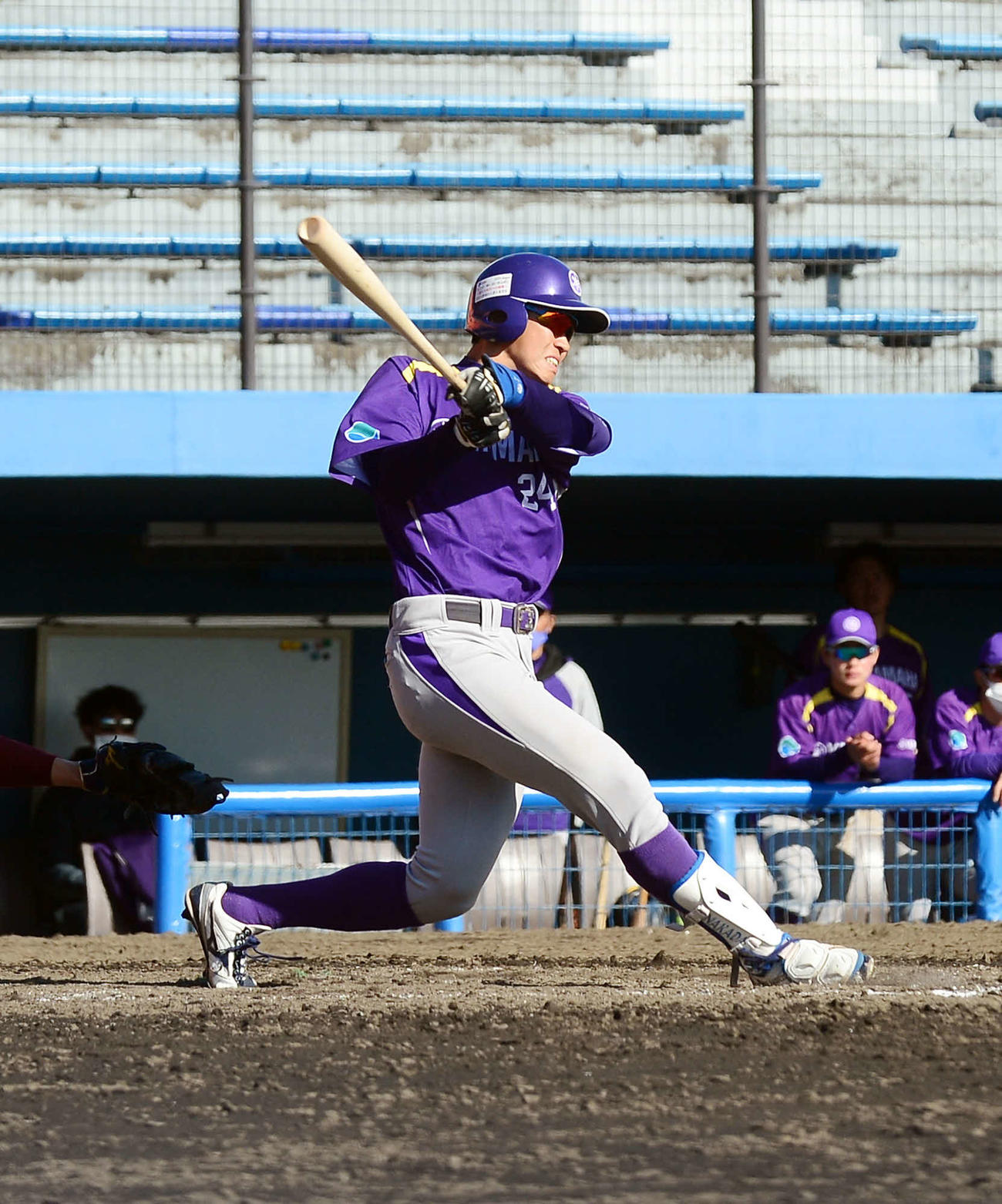 デビュー戦で初安打を放ったヤマハ・中田