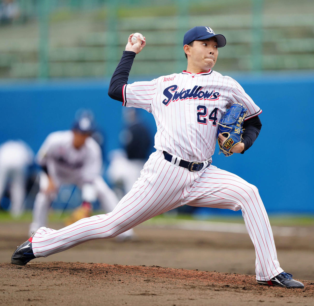 ヤクルト対楽天　ヤクルト4番手の星（撮影・江口和貴）