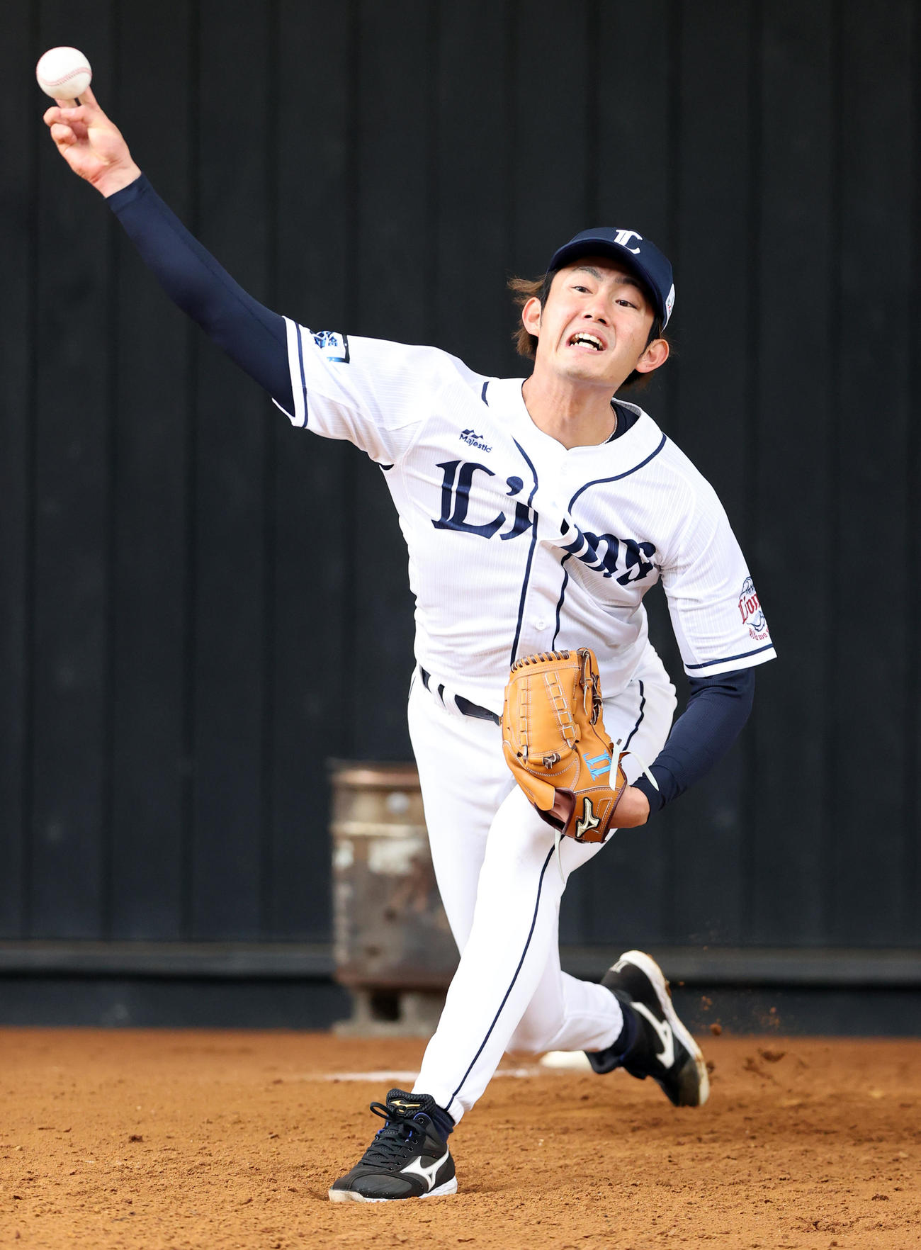 西武今井達也（2022年2月8日撮影）