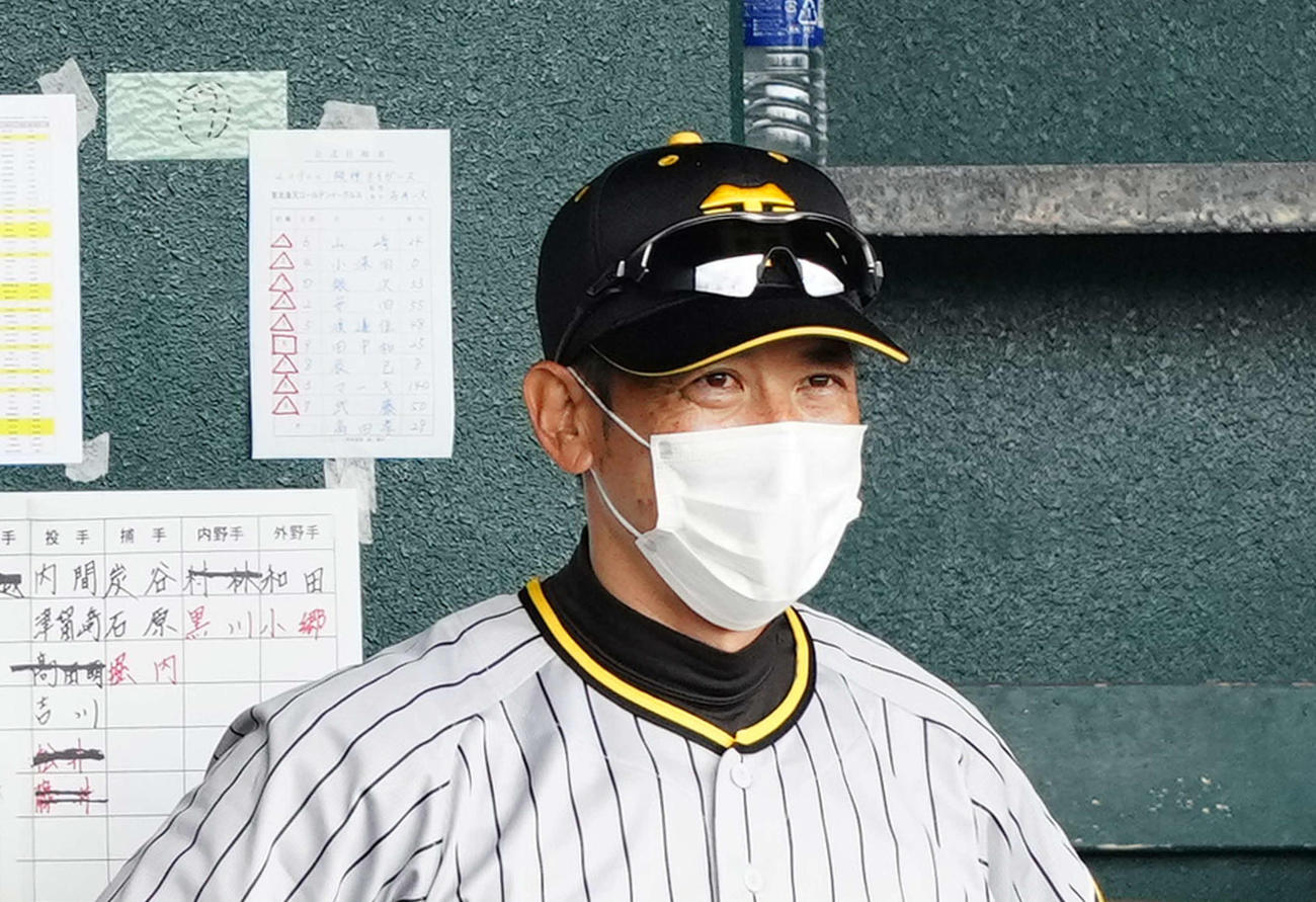 阪神矢野監督（2022年2月19日撮影）