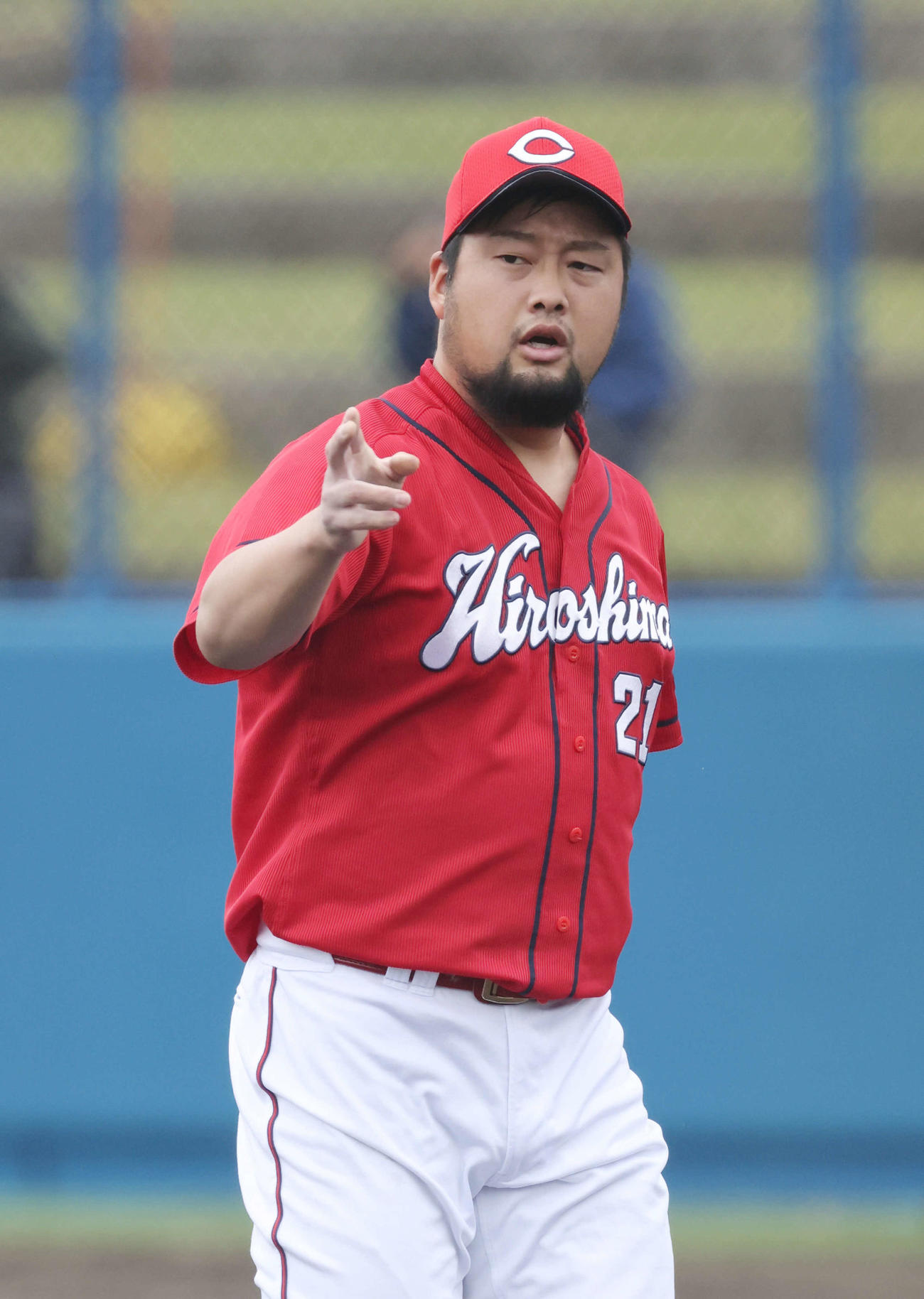 DeNA対広島　7回、好投した中崎（撮影・加藤孝規）