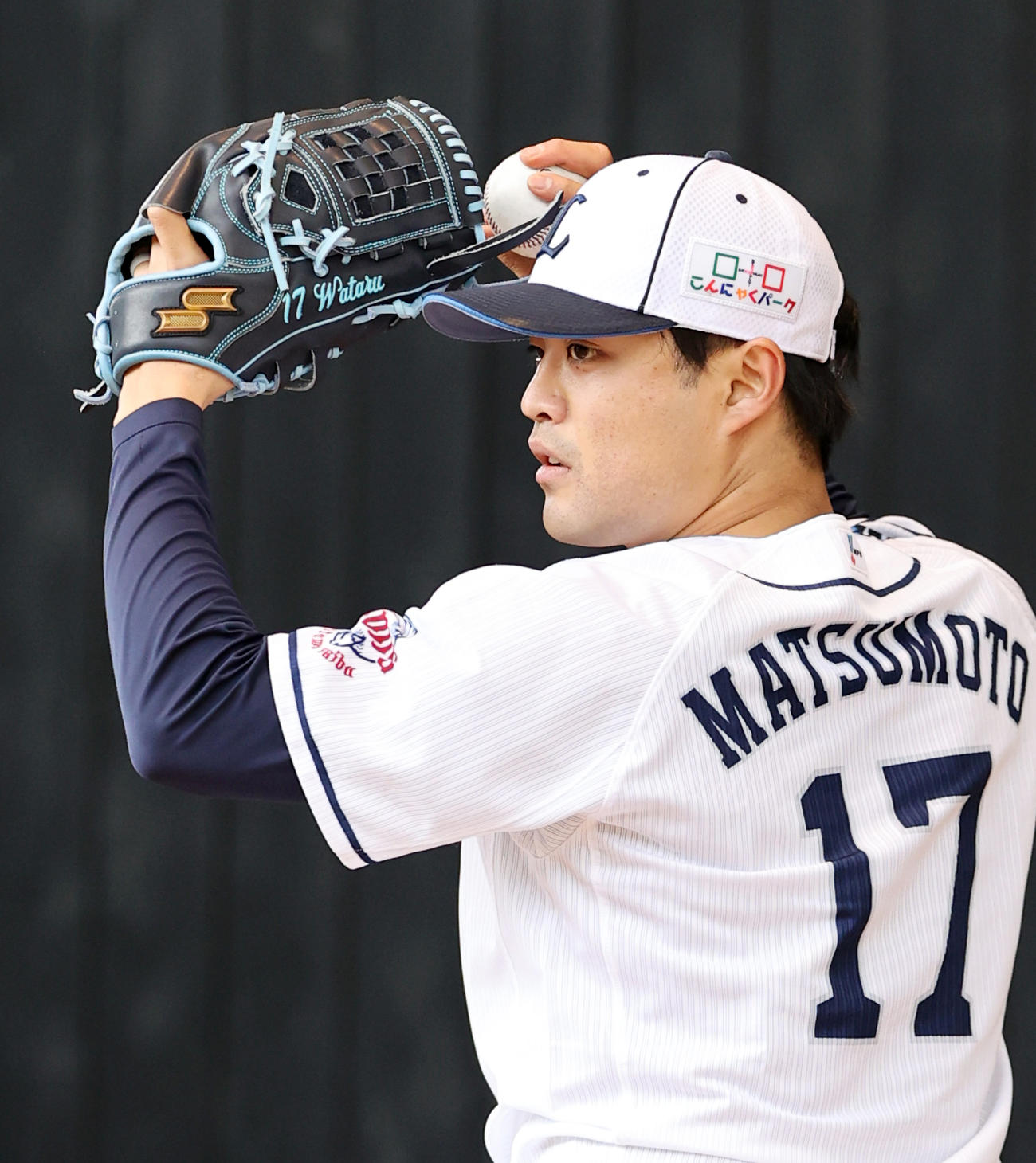 西武・松本航投手（2022年2月1日撮影）