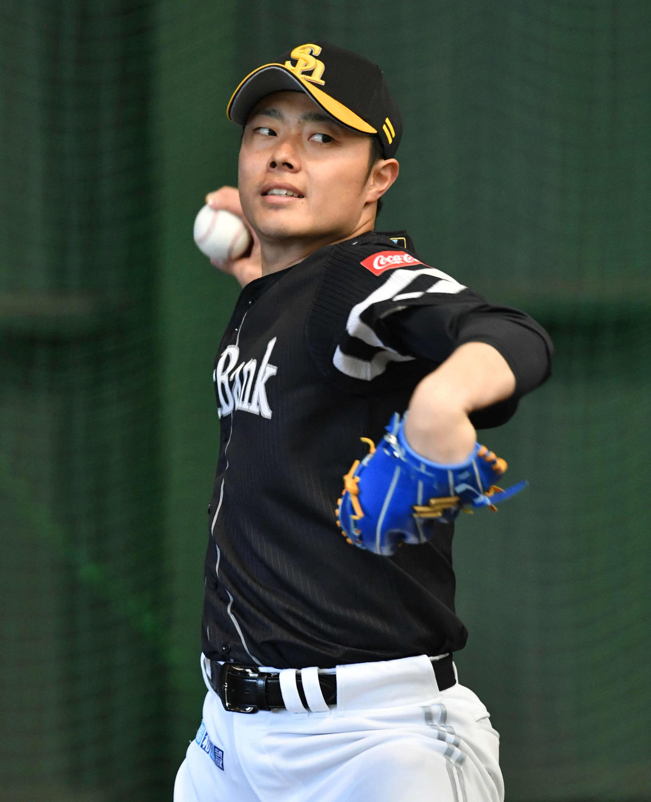 ソフトバンク松本裕樹（2022年2月21日撮影）