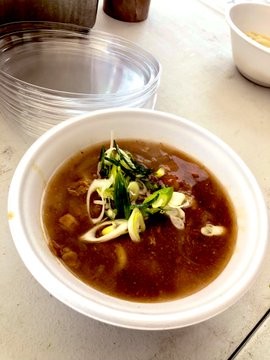 23日のBIGBOSSランチはカレーうどん