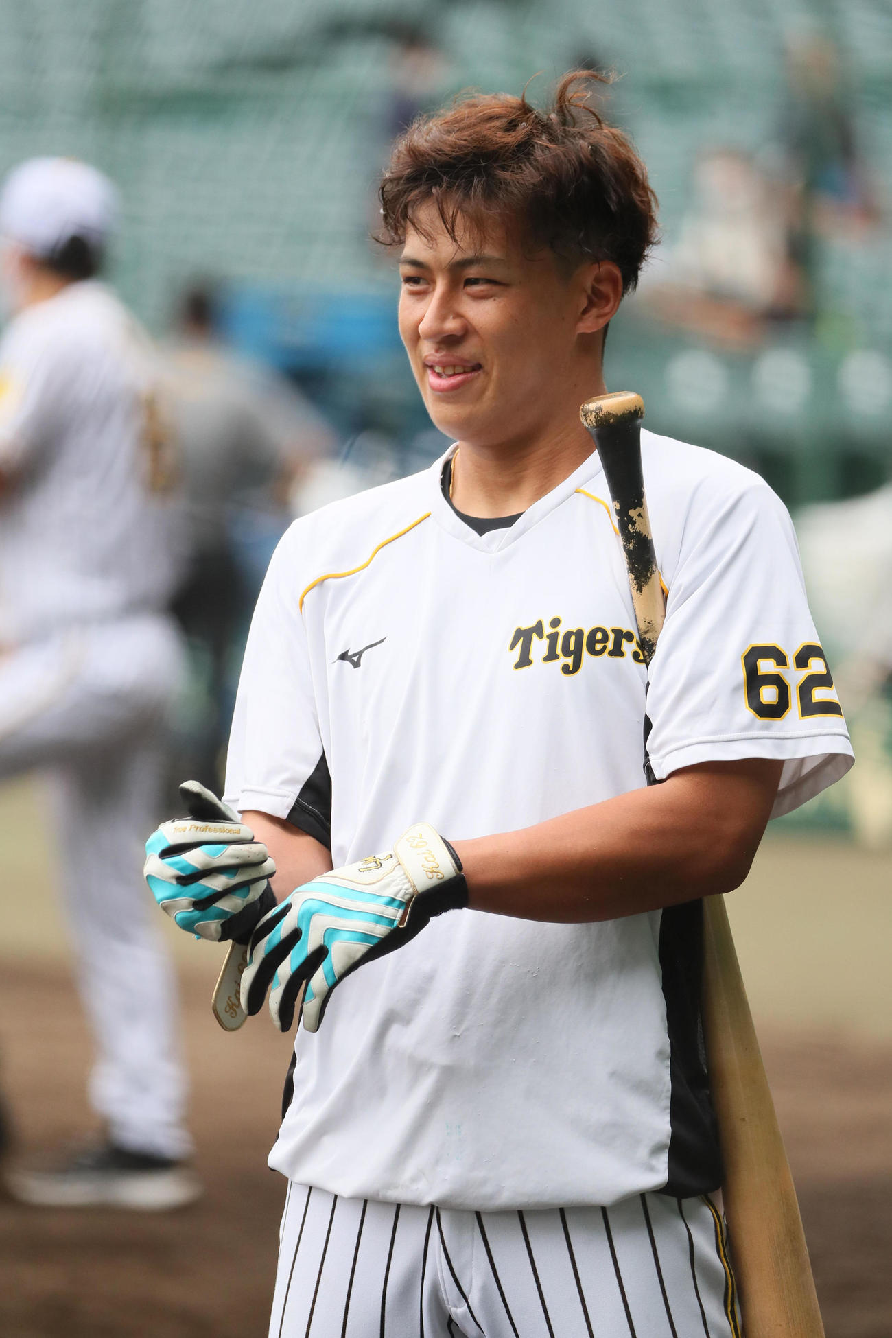 阪神植田海（2021年9月7日撮影）