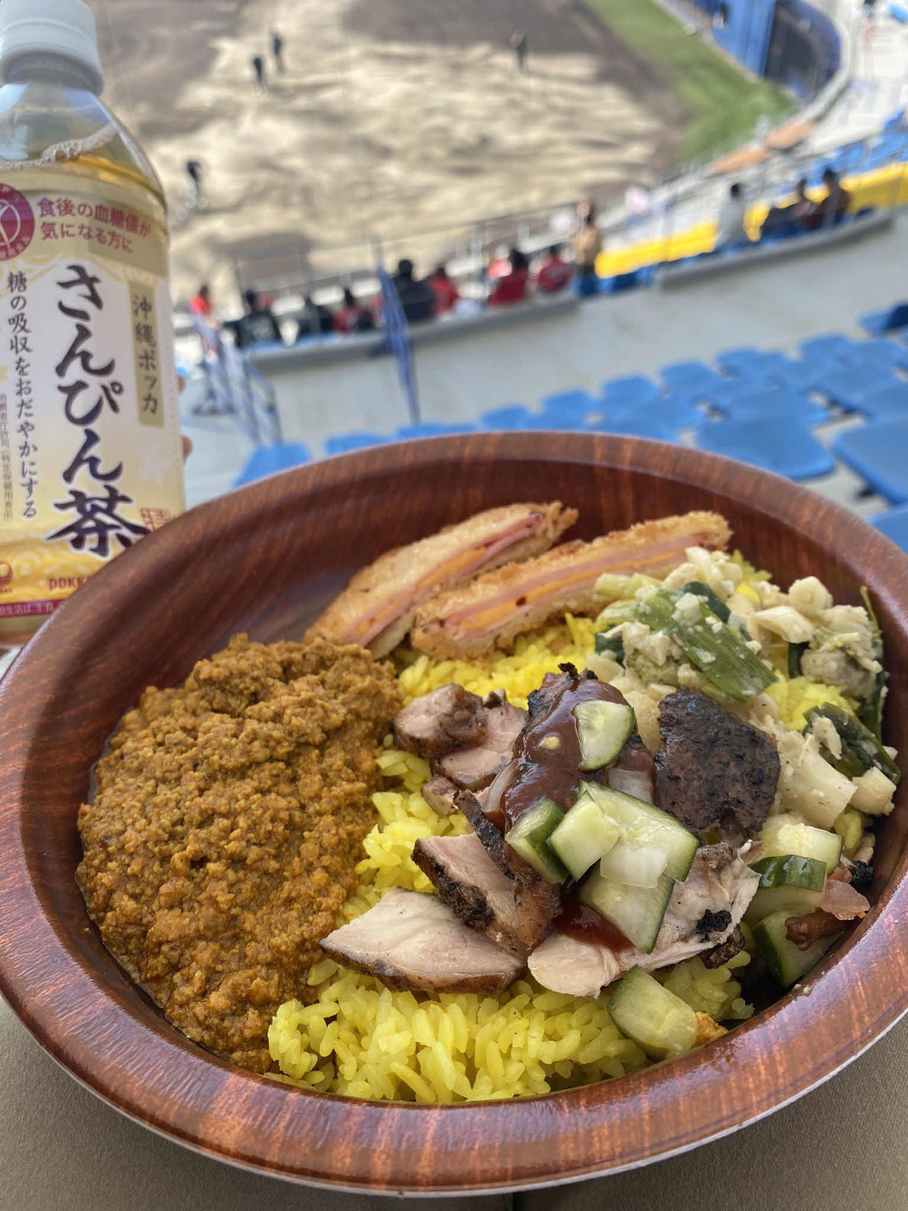 ハム勝つカレー