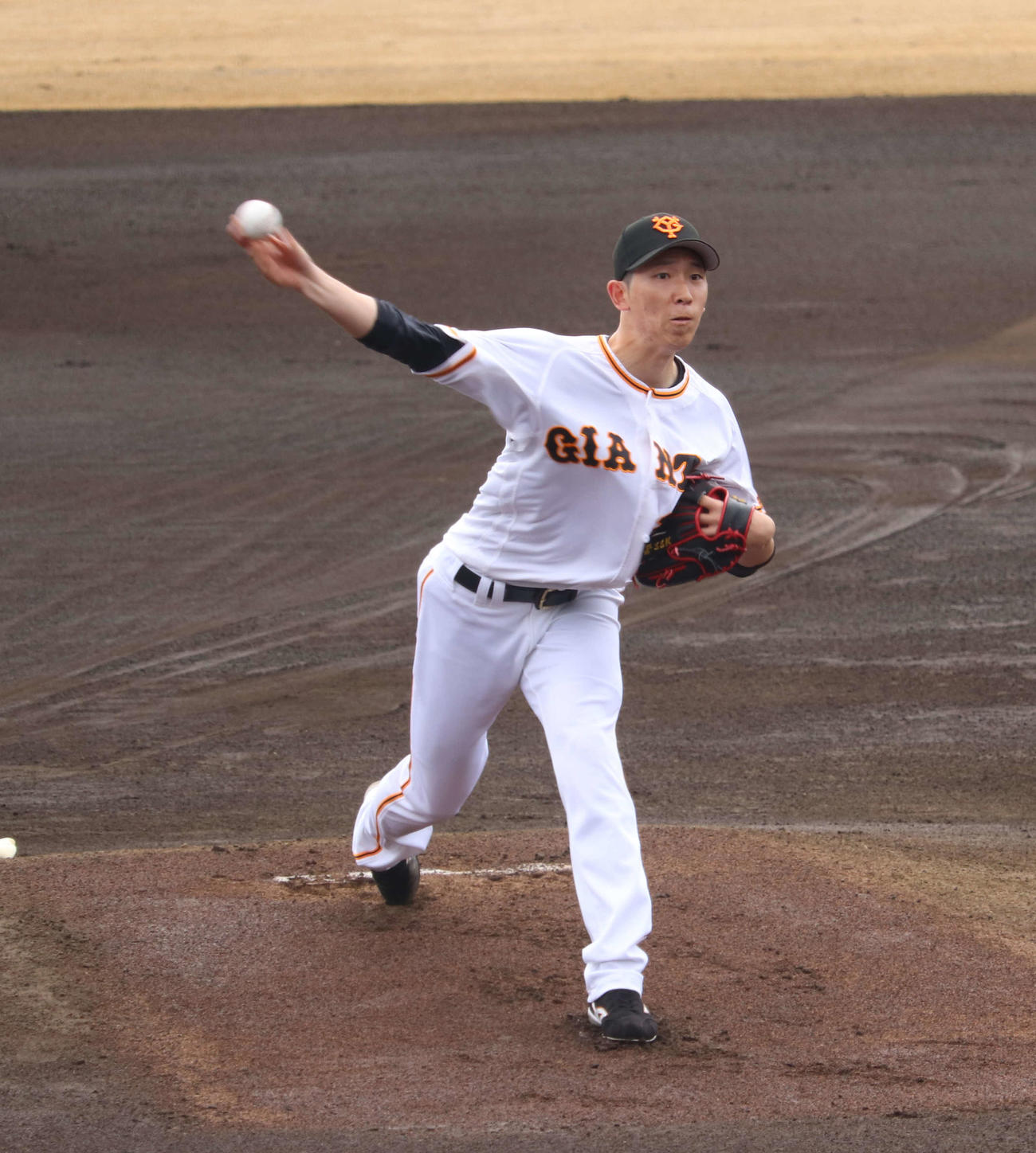 春季教育リーグ西武戦（ジャイアンツ球場）で先発し、3回2失点5奪三振だった巨人戸郷（撮影・小早川宗一郎）