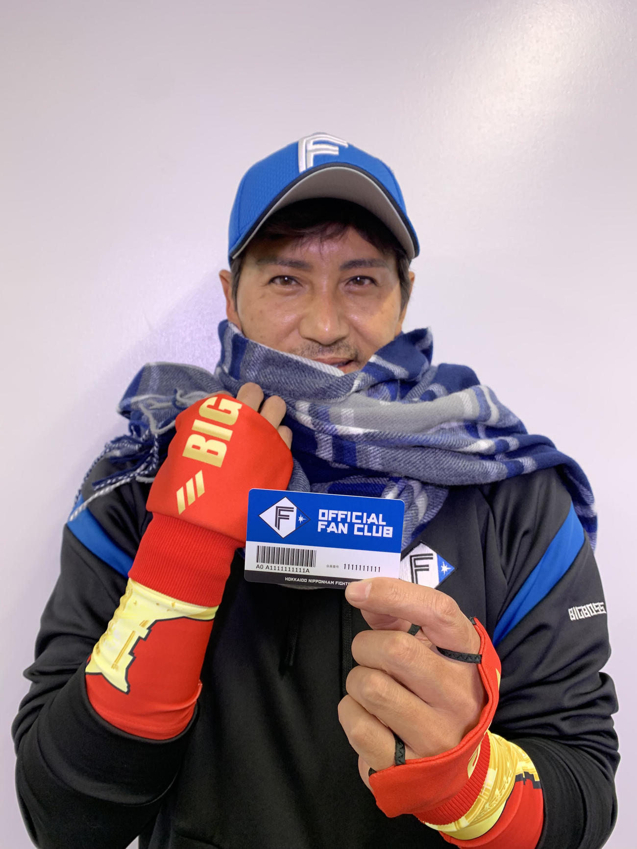 日本ハムのファンクラブ会員となった新庄監督（球団提供）
