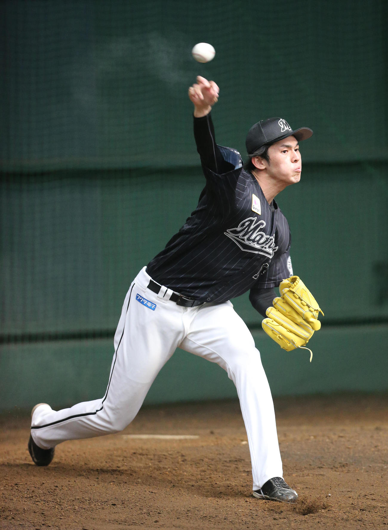 ロッテ佐々木朗希（2022年2月24日撮影）