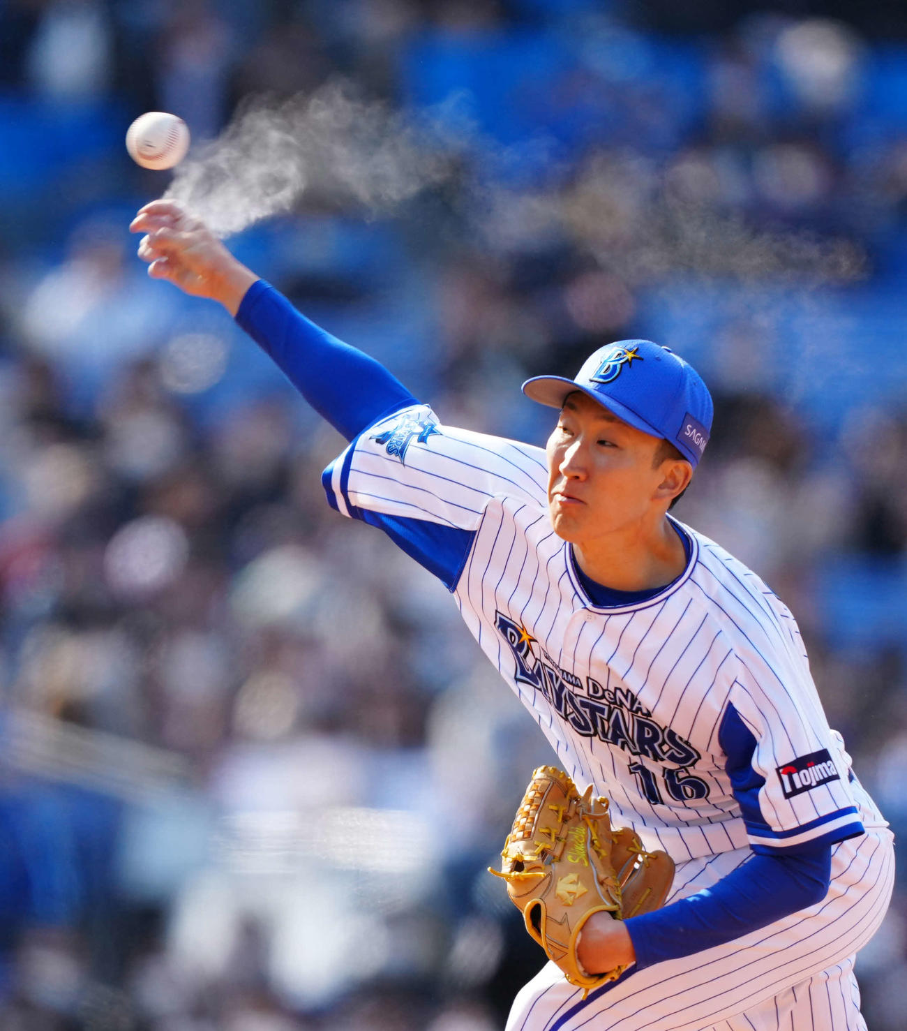 DeNA対オリックス　DeNA先発の大貫（撮影・江口和貴）