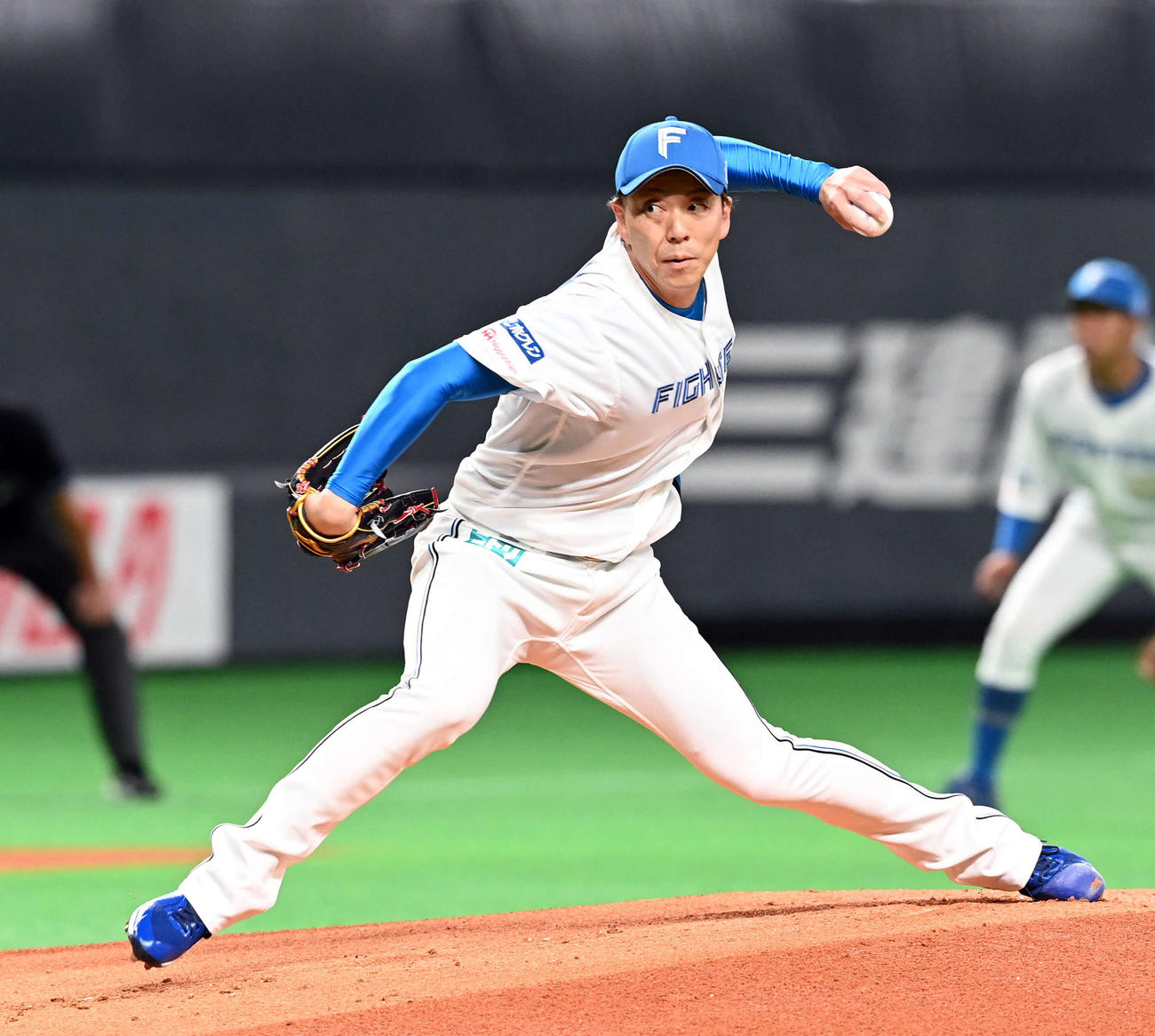 日本ハム対巨人　日本ハムの先発宮西（撮影・たえ見朱実）