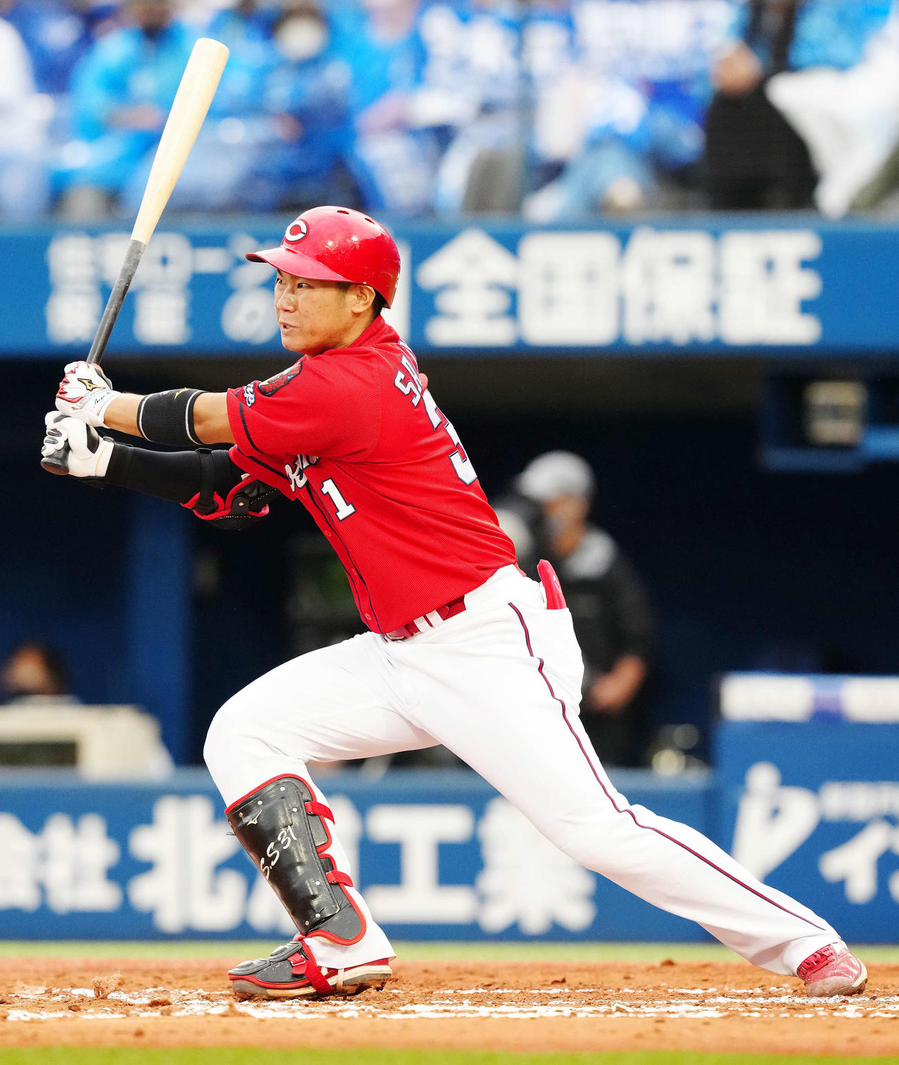 広島坂倉将吾（2021年9月26日撮影）