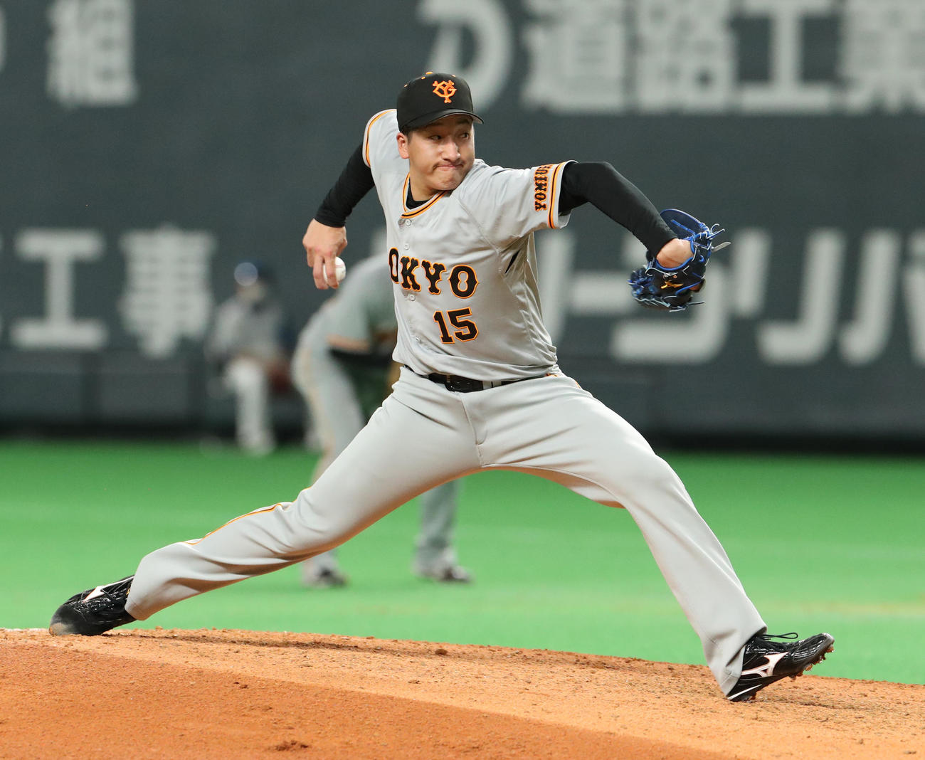 日本ハム対巨人　巨人3番手の大勢（撮影・佐藤翔太）