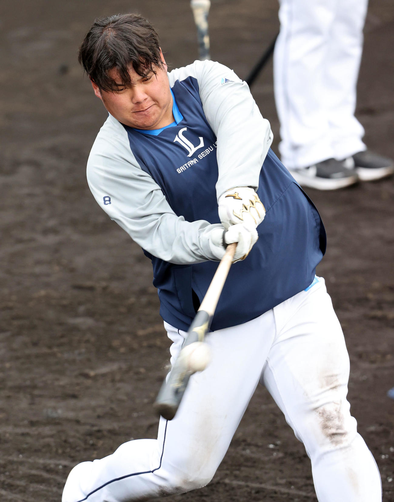 西武渡部健人（2022年2月9日撮影）